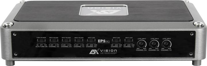 Image du produit ESX VE1000.6SP 6-Kanal Verstärker/12-Kanal DSP 2 x 100/4 x 200 WRMS@ 4 Ohm (Amplificateur à 6 canaux)