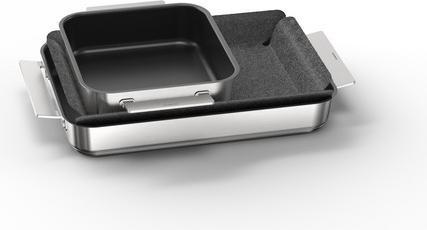 Actual product image Siemens Accessories HZ9FF040 (Pan set + pot set, Stainless steel)