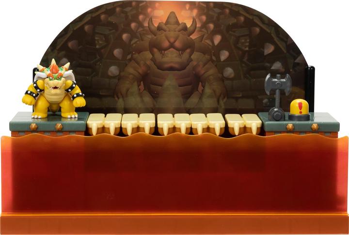 Actual product image Jakks Pacific Super Mario - 2.5 Deluxe Bowser Battle Playset (418604)