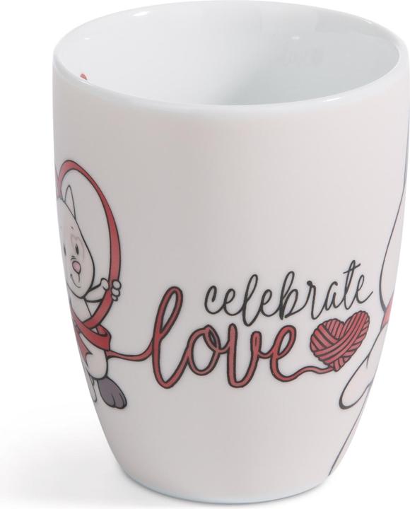 Immagine prodotto NICI Tazza gatto Celebrate Love 310ml bianco (310 ml, 1 x)