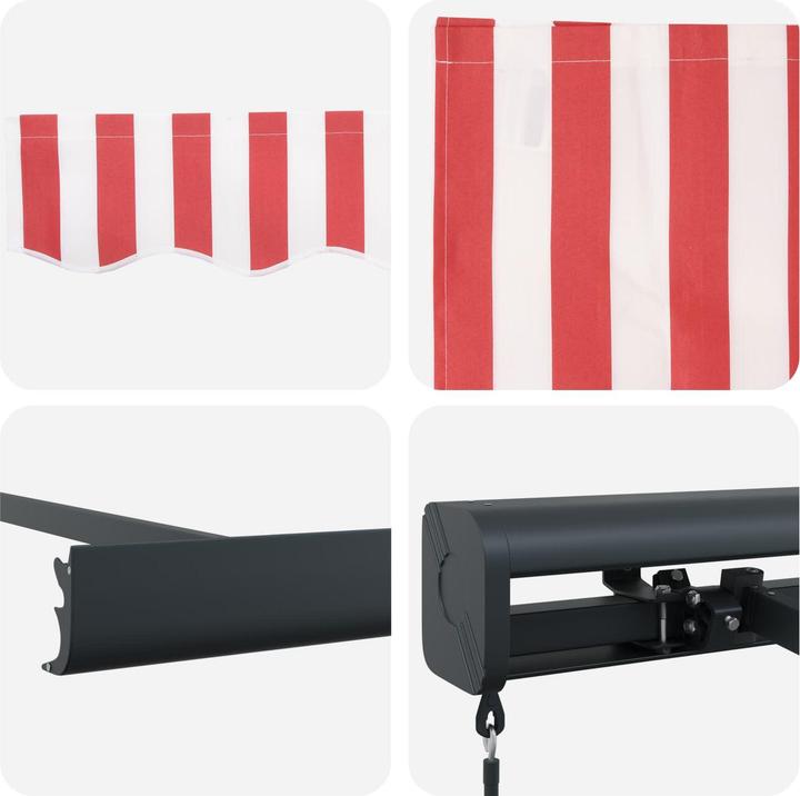 Actual product image vidaXL Retractable awning (3 m)
