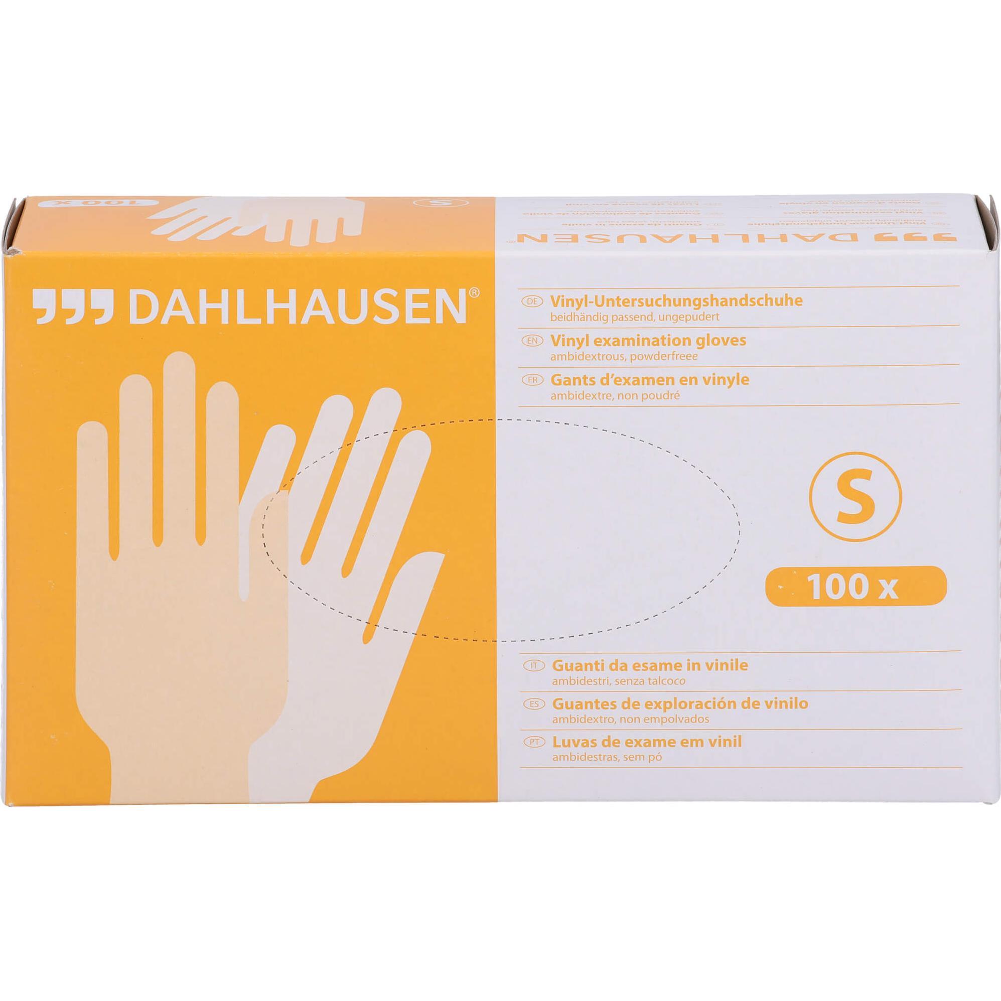 Thumbnail - Dahlhausen, Schutzhandschuhe, Vinyl-Handschuhe ungep. Gr. S, 100 St HAS (S)