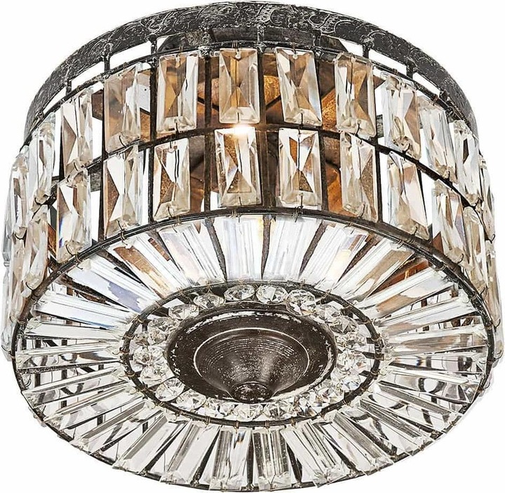 Loberon Deckenlampe Hutton antikbraun/klar (E14)