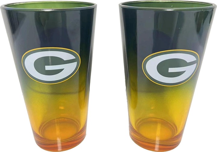 Actual product image Great Branding Green Bay Packers Pint Glass Set 16 oz./475 ml (0.48 l)