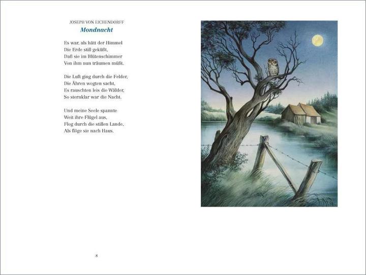 Produktbild Die schönsten Mondgedichte (Deutsch, Reinhard Michl, Matthias Reiner, 2017)