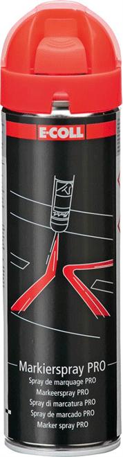 Produktbild E-coll Markierungsspray (Rot, Fluorescent, 0.50 l)