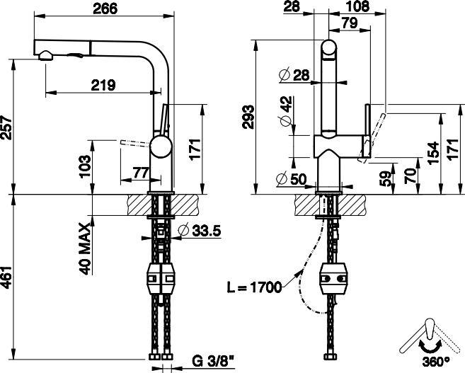Image du produit Gessi Batteries Inedito