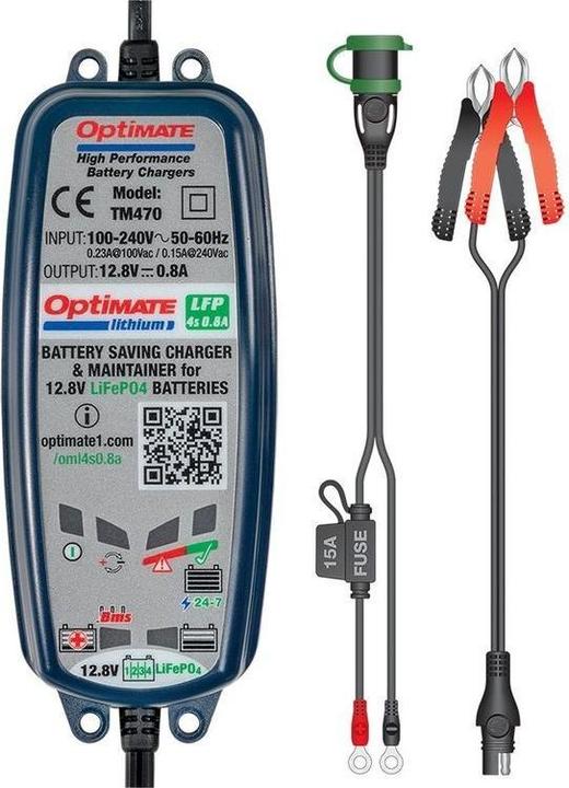 Actual product image Tecmate OptiMate Lithium (12V, 0.80 A)