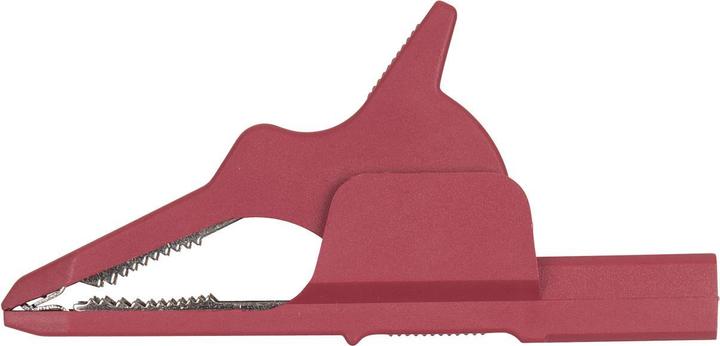 Produktbild KS Tools 4,0 mm Eingangsbuchse auf Krokodilklemme schmal, rot