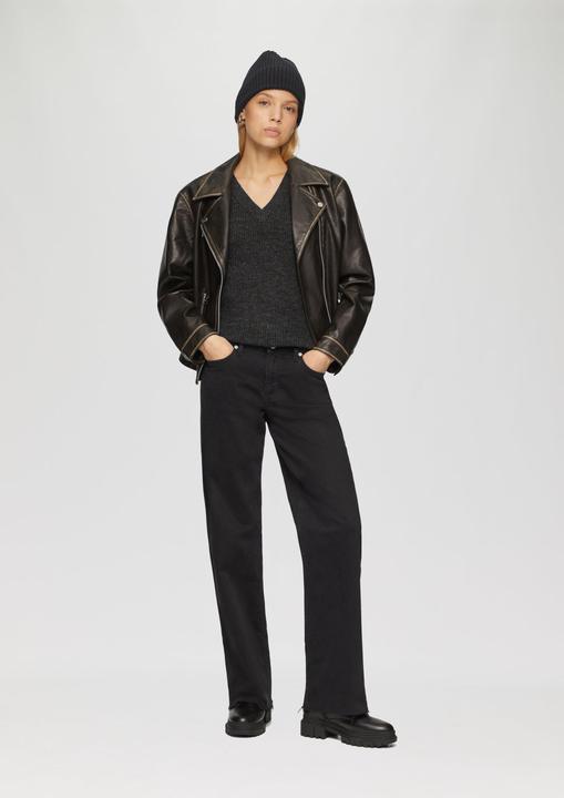 Actual product image S.Oliver Strickpullover Schmaler Rippstrick-Pullunder (XL)