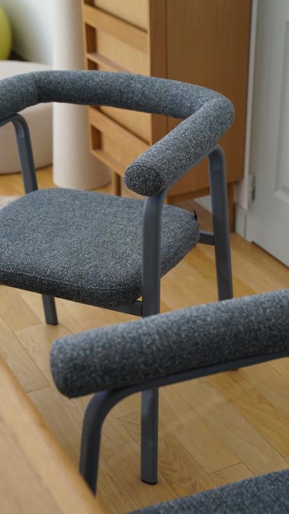 Produktbild Hübsch Ecto Esszimmerstuhl Grau