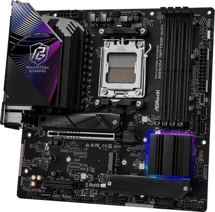 Immagine prodotto AsRock B850M Riptide WiFi (AM5, AMD B850, mATX)