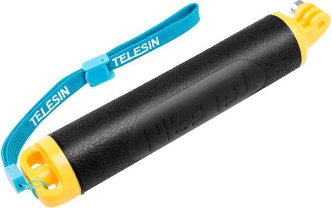 Actual product image Telesin Rubber Floating Hand Grip for Action and Sport Cameras (GP-MNP-300-YL)