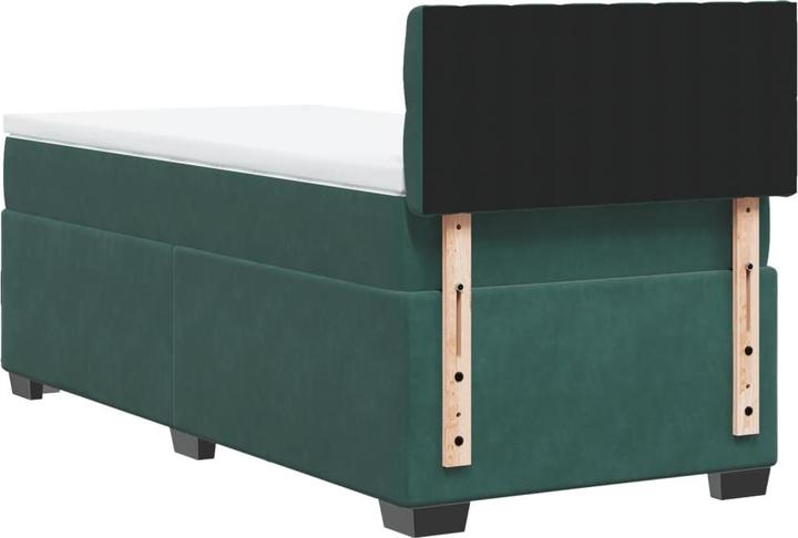 Produktbild vidaXL Bo x springbett mit Matratze 160 x 200 cm Samt (160 x 200 cm)