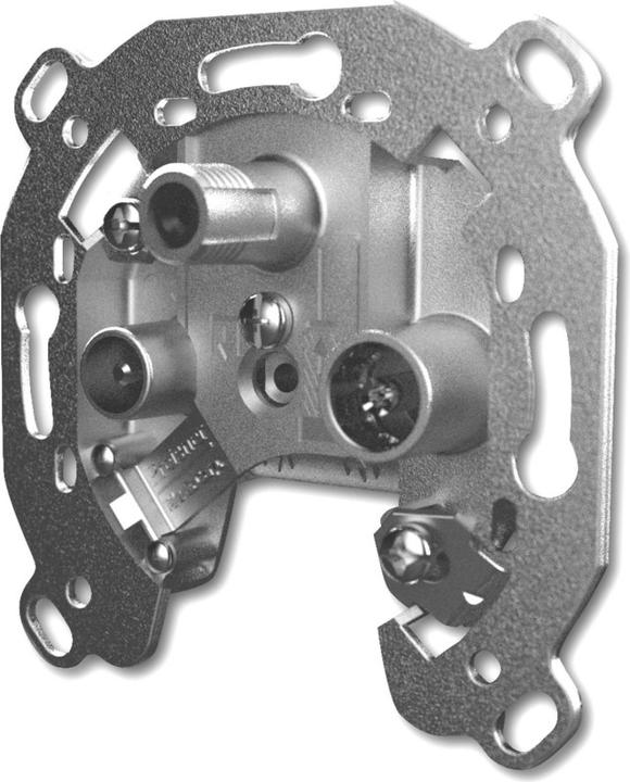 Actual product image Televes KMD12ST TV (coaxial) Metallic Socket (KMD12ST) (8 dB, Plug socket)