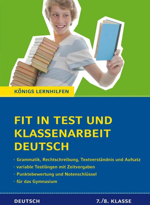 Produktbild Fit in Test und Klassenarbeit Deutsch. 7./8. Klasse Gymnasium (Deutsch, Peter Süss, 2015)