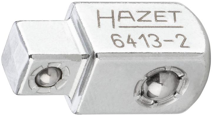 Produktbild HAZET Durchsteck-Vierkant 6413-2 ∙ Vierkant 10 mm (3/8 Zoll) ∙ Vierkant 6,3 mm (1/4 Zoll)