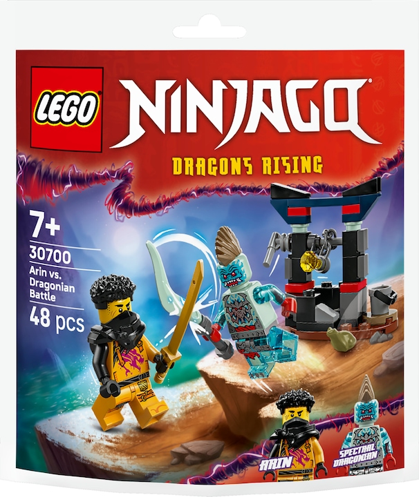 Produktbild LEGO 30700 Arins Duell mit dem Drachenmenschen (30700, LEGO Ninjago)