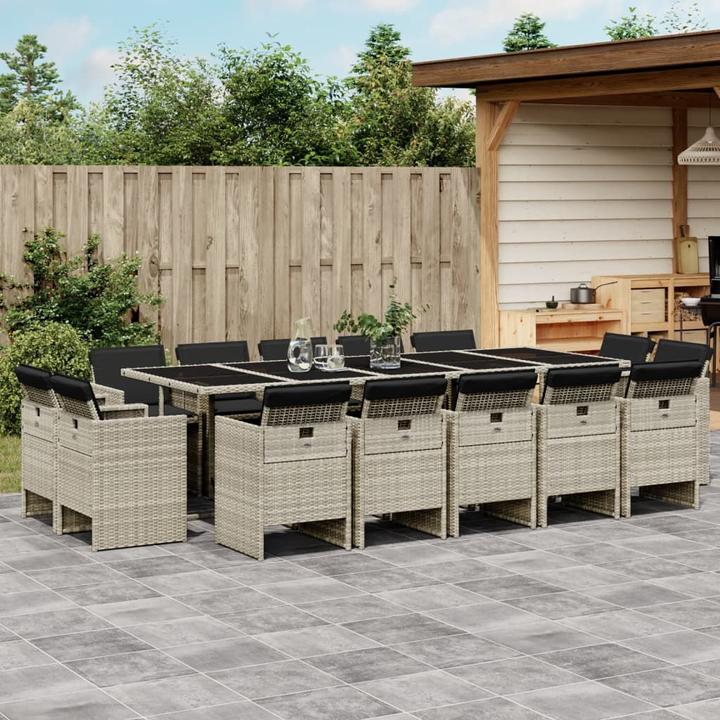Produktbild vidaXL Garten Essgruppe (330 x 106 x 73 cm)