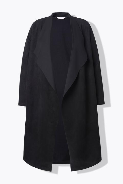 Actual product image Miamoda Coat, long A-line, open shape, lapel collar