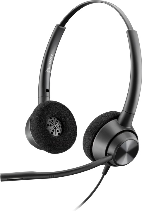 Poly HP Micro-casque EncorePro 320 USB-C, Avec fil, Bureau/Centre d'appels, 105 g, Casque, Noir (Cable, USB-C)