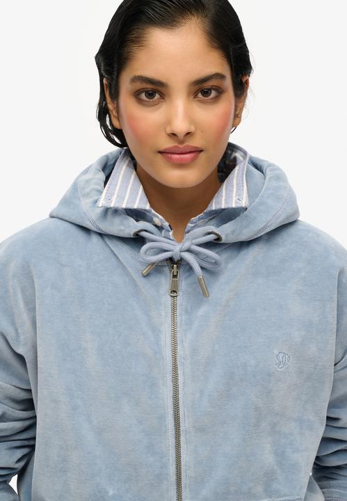 Produktbild Superdry Velours-Kapuzenjacke (38)