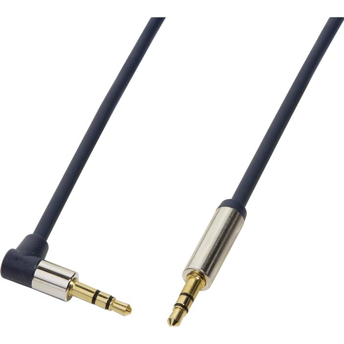 LogiLink CA Cavo di collegamento (3 m, Connettore da 3,5 mm (AUX)), Cavo audio