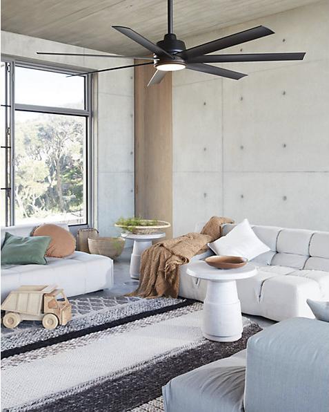 Immagine prodotto Beacon Ventilatore da soffitto DC Atlanta nero con LED (57 dB)