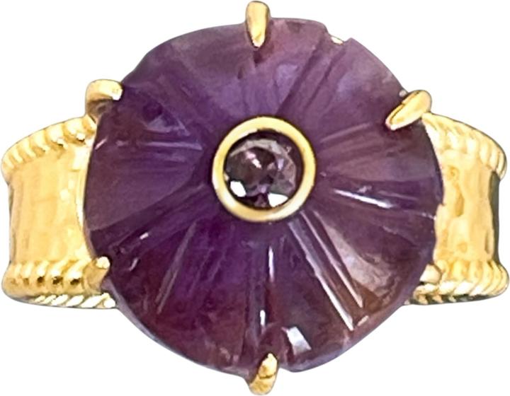 Produktbild Steinkult Ring Halbedelsteine Amethyst "Noelia" (56)