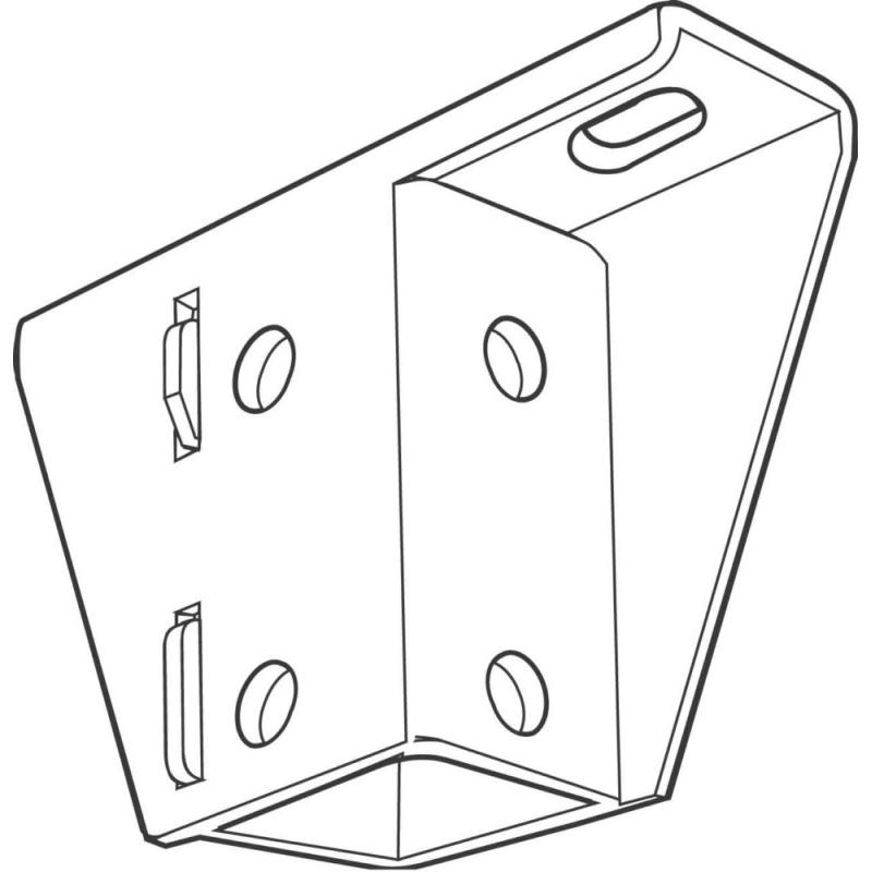 Legrand CABLO PFN41S V4A Kopfplatte PFN41S V4A aus Edelstahl V4A, Elektronikzubehör + Gehäuse, Silber