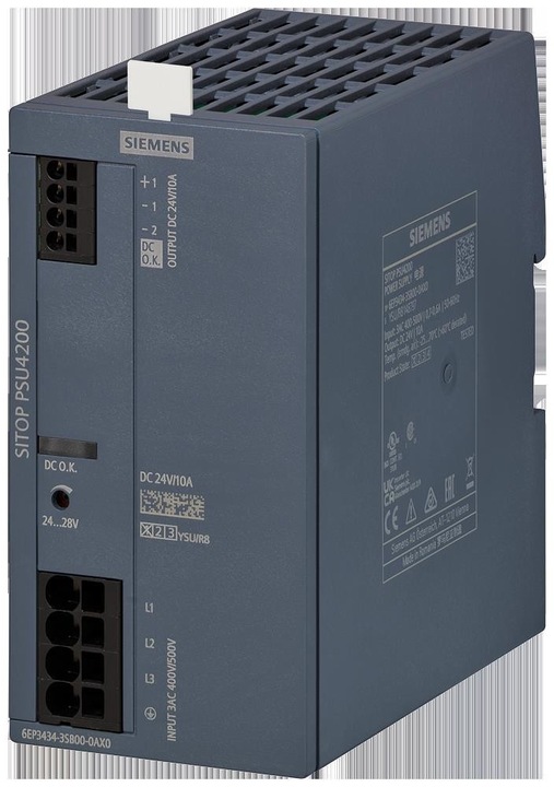Immagine prodotto Siemens 6EP3334-3SB00-0AX0 SITOP PSU4200 Alimentatore monofase DC 24V/10A