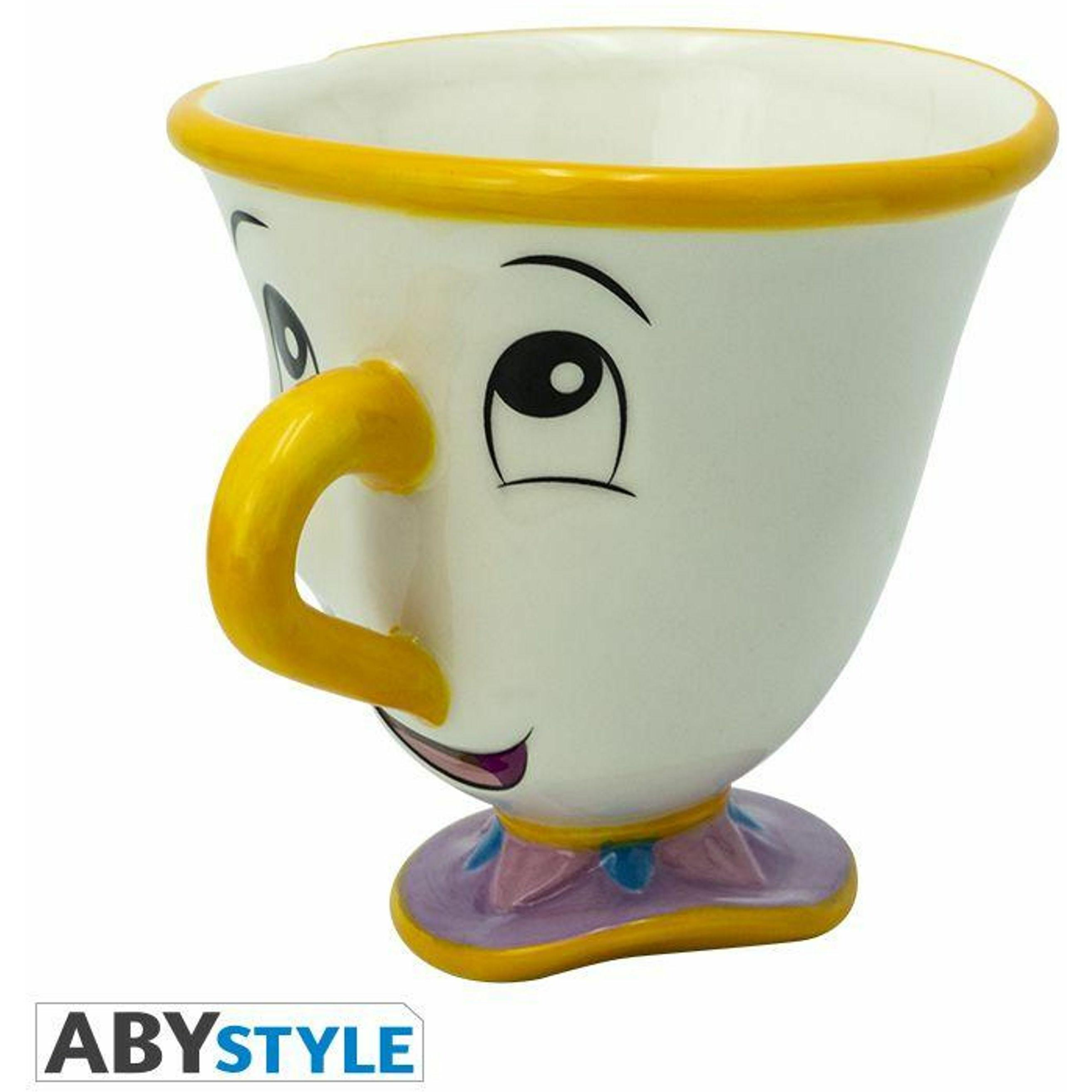 Abystyle Beige Tazza Disney La Bella E La Bestia : Chicco 3D, Tazze,