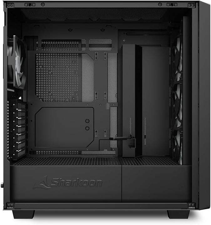 Actual product image Sharkoon Rebel C70M RGB ATX Black (ATX, mATX, Mini-ITX)