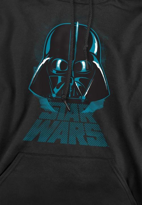 Immagine prodotto Star Wars Felpa con Cappuccio Darth Vader Effetto invecchiato Uomo (L)