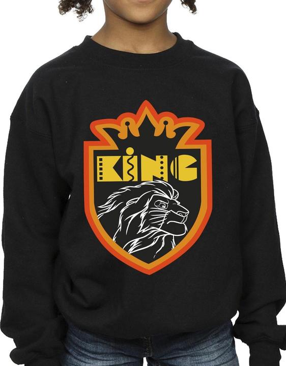 Actual product image Disney Girls The Lion King Crest Sweatshirt (140, 146)