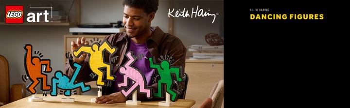 Actual product image LEGO Keith Haring - Dancing figures (LEGO Art)