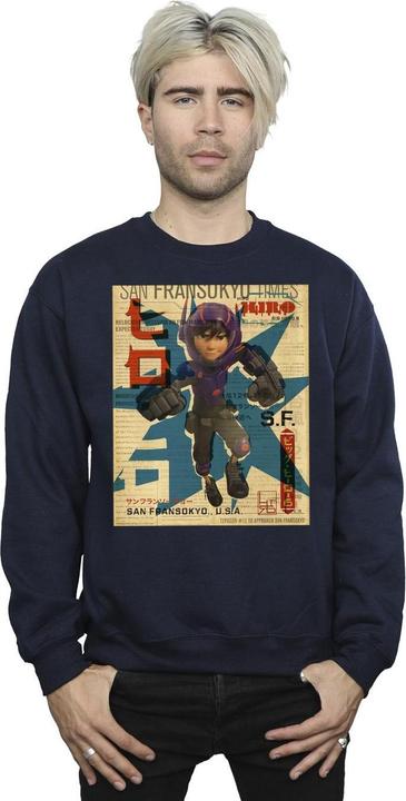 Produktbild Disney Big Hero 6 Baymax Hiro Newspaper Sweatshirt (XL)