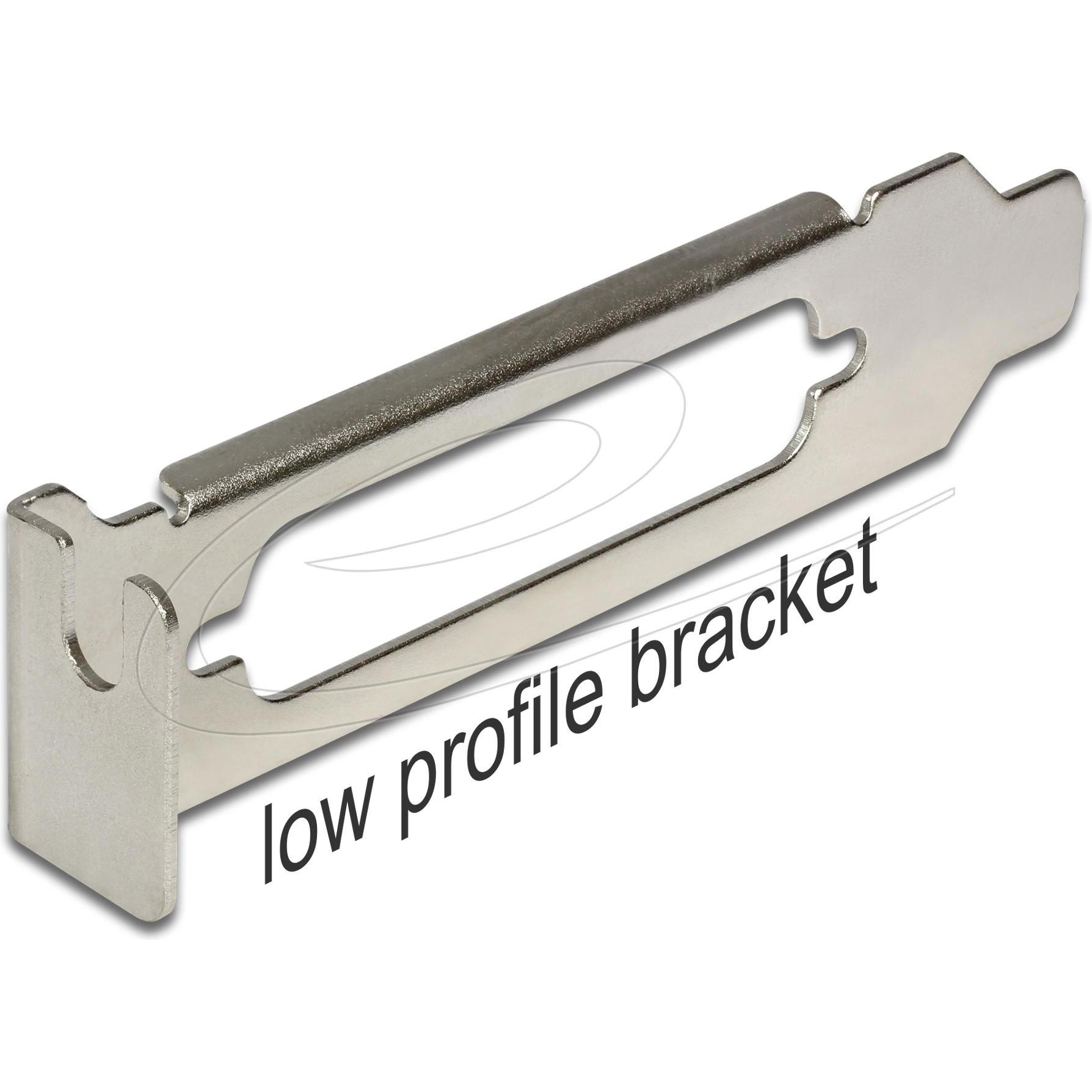 Delock Staffa di collegamento SCSI a basso profilo, Accessori per case PC