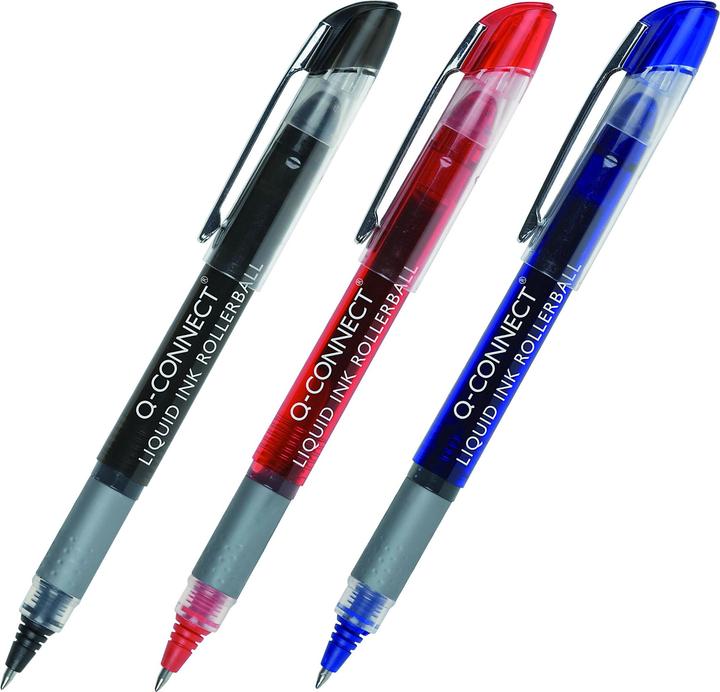 Image du produit Q-Connect Stylo à bille 0,5 mm (ligne), rouge (Red)
