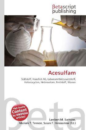 Produktbild Acesulfam (Deutsch, 2010)