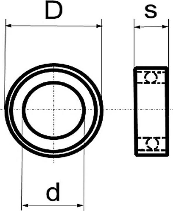 Actual product image Briner Thrust bearing type 60