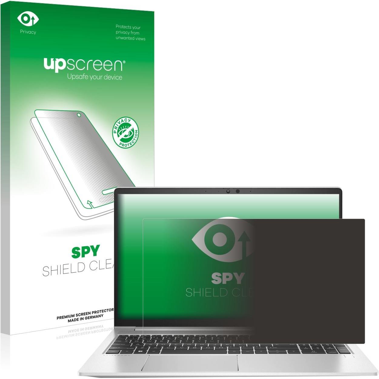 upscreen Spy Shield Blickschutzfolie (15.60", 16 : 9), Notebook Schutzfolie