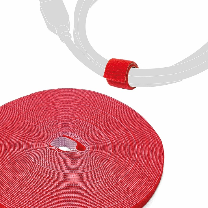 Actual product image Label-the-cable LTC ROLL double-sided hook and loop tape roll (16 mm)