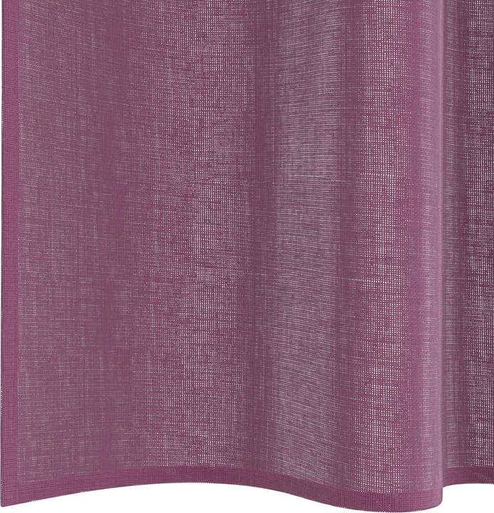 Produktbild vidaXL Voile Vorhänge mit Stangentaschen 2 Stk. Lila (140 x 245 cm)
