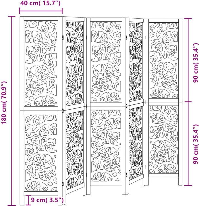 Immagine prodotto vidaXL Paravent