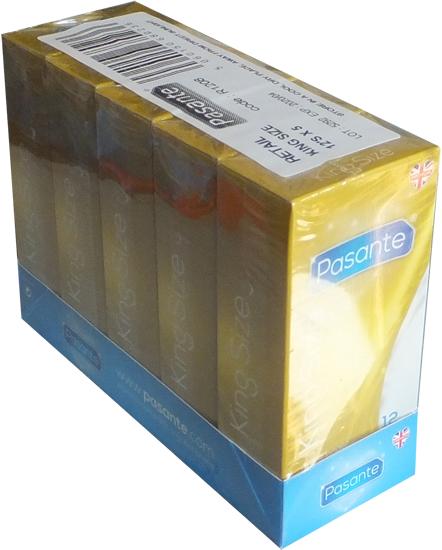 Actual product image Pasante King Size" (value pack!) 5x12 extra large XXL condoms for men who need more space (60 pcs.)