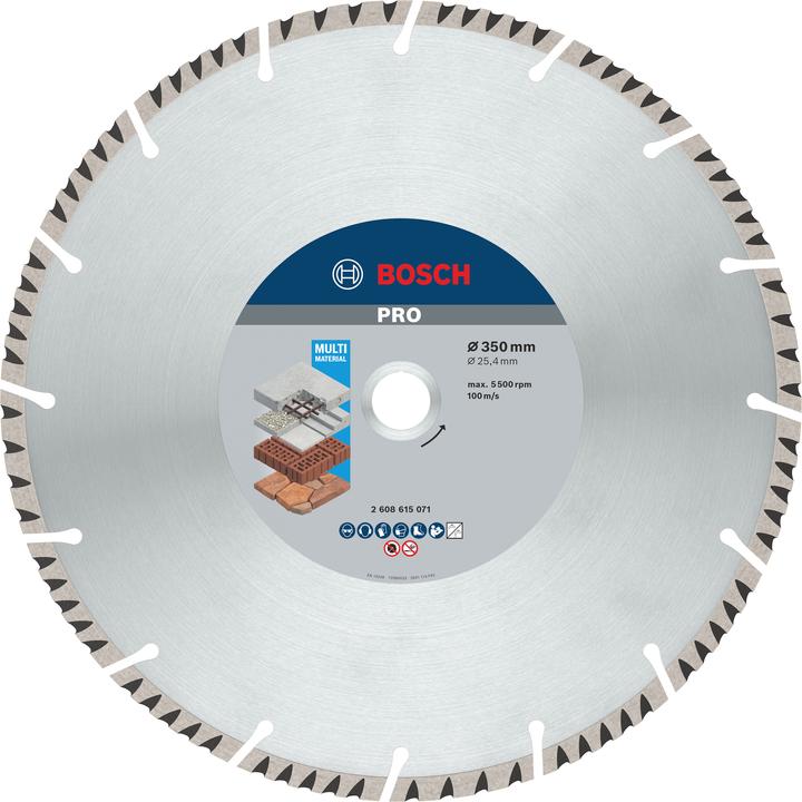 Produktbild Bosch Professional Zubehör PRO Multi Material Diamanttrennscheibe, 350 x 25,4 mm