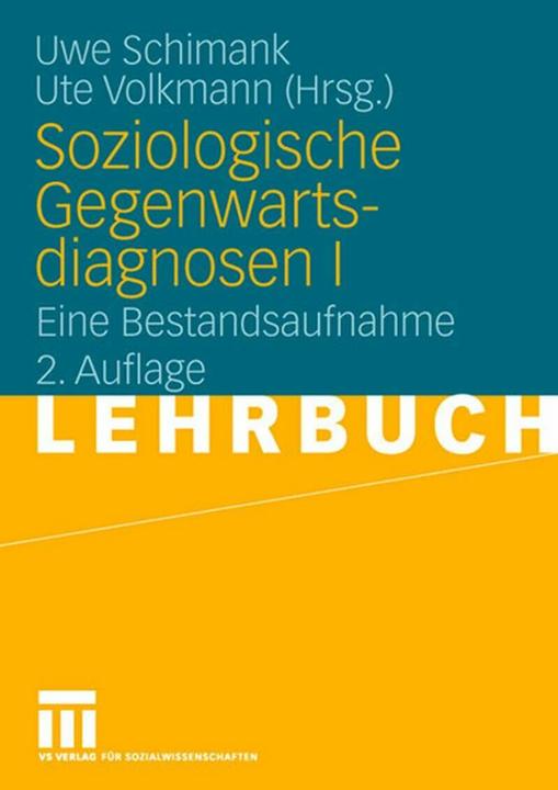 Produktbild Soziologische Gegenwartsdiagnosen 1 (Deutsch, 2007)