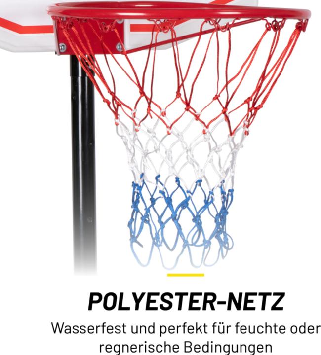Immagine prodotto Dunlop Canestro con supporto, 165-205 cm