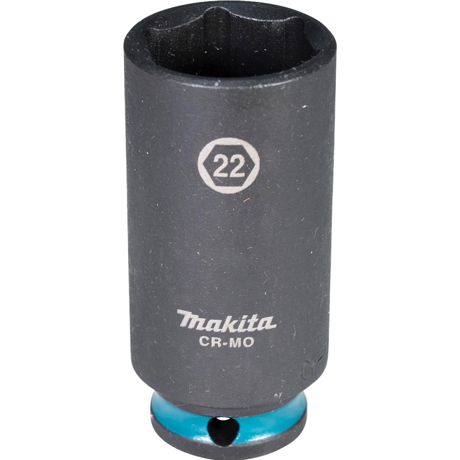 Makita, Chiave a bussola + esagonale, Chiave a bussola SW22 Impact Nero